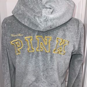VS PINK Velour Sweater M